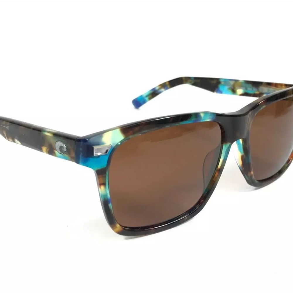 Costa Brown Oversized Glasses with Polarized Lenses - Picture 2 of 9
